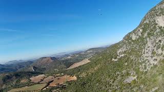 Flight from Poniente and landing out Algodonales Paragliding Spain [upl. by Manheim825]