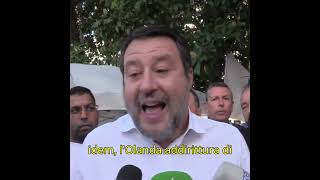 SALVINI TOGLIERE LA CITTADINANZA A CHI COMMETTE REATI [upl. by Porush]