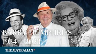 Barry Humphries funeral Watch the best moments of the legendary comedian [upl. by Lorusso]