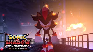 Full Animation  SONIC X SHADOW GENERATIONS Dark Beginnings Bonus Ending [upl. by Ashlin]