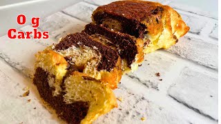 0 Carb Keto Marble Cake  Easy and Tasty [upl. by Karwan]