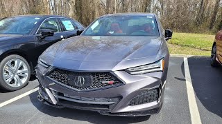 2023 Acura TLX TYPE S in Modern Steel Metallic Walkaround [upl. by Suki]