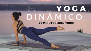 YOGA DINAMICO 20 MINUTOS Trabaja todo tu cuerpo Viridiana Yoga Salud y bienestar [upl. by Morgana]