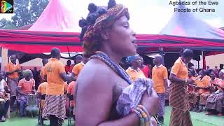 AGBADZA DANCE BY THE EWE PEOPLE OF GHANA [upl. by Yahiya721]