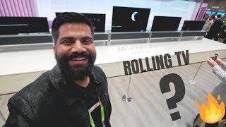 LG Rolling OLED TV is INSANE 📺🔥CES19 [upl. by Namreh]