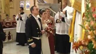 Tridentine Solemn High Nuptial Latin Mass Washington DC 2003  Part 1 Processional [upl. by Eniluqcaj]