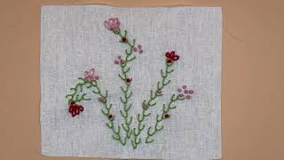 The Feather Stitch  A Waldorf Handwork Educators Free Tip Friday Embroidery Series [upl. by Sink337]