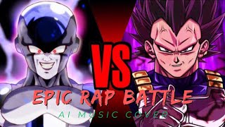 VEGETA VS FRIEZA EPIC RAP BATTLE  RAP BATTLE AI COVER  Ai Musical  ERB Style Ai Music Cover ai [upl. by Ahsennod]