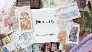 JournalSay Stationery Haul  150 USD  Storage Stickers Washi amp More [upl. by Wallis]