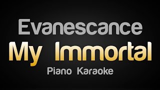 Evanescence  My Immortal Karaoke Version [upl. by Fiden687]