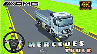 NEW MERCEDES TRUCK  3D DRIVING CLASS GAMES  MERCEDES TRUCK  ANDROID GAMES [upl. by Norvol]