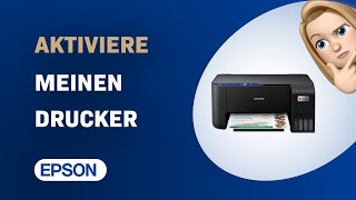 Wie aktiviere ich meinen Epson EcoTank ET2811 Drucker [upl. by Orlanta]