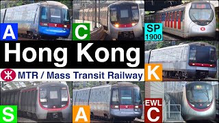 Hong Kong  Perfect 40 Metro amp Light rail videos [upl. by Sheley]