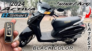 New 2024 Activa HSmart❤️ Smart Key वाली Activa😍2024 Activa Price Mileage New Features Full Details [upl. by Adaven255]