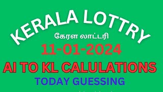 Kerala Lottery  11012024  Today Guessing  தமிழ் [upl. by Ayekat292]