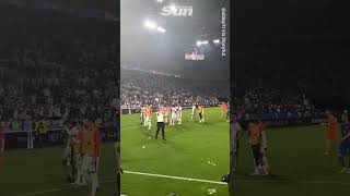 England fans throw cups amp swear at Gareth Southgate and England team [upl. by Analart74]