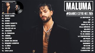 MALUMA GRANDES ÉXITOS MIX 2024  ÁLBUM COMPLETO 2024  MEJOR COLECCIÓN DE CANCIONES DE MALUMA 2024 [upl. by Farrica]