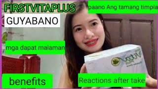 2021 GUYABANO ORIG FIRSTVITAPLUS BENEFITS REACTIONS AFTER TAKE  TESTIMONY [upl. by Pelaga]