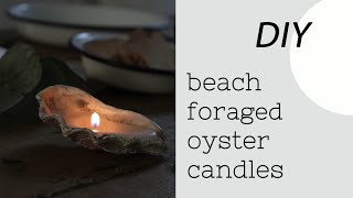 DIY oyster shell candles [upl. by Stevenson466]