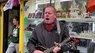 Robin Hey Busking in Galway Ireland  The Shoals of Herring [upl. by Tom]