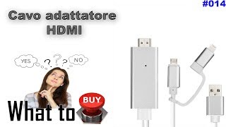 Cavo adattatore HDMI Micro USB al cavo HDMI HDTV HD 1080p [upl. by Bat]