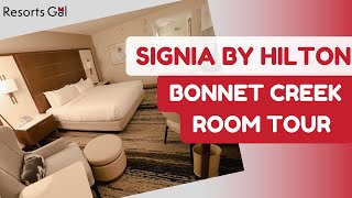 Signia by Hilton at Bonnet Creek Room Tour Near Disney World [upl. by Farr929]