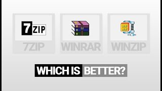 Best Free Archiver Software  WINZIP vs 7zip vs WINRAR [upl. by Uzial423]