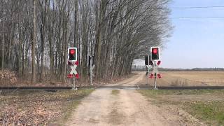 Bahnübergang quotZur Eisenbahnstreckequot Breyell  unbeschrankter BÜ  10 Teil [upl. by Xuagram]