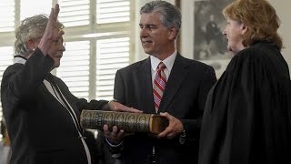 Kay Ivey sworn in as Alabamas second female governor [upl. by Lamphere691]