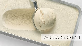 Homemade VANILLA ICE CREAM  no dairy no eggs [upl. by O'Neill769]