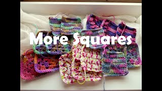 Making More Squares Crochet [upl. by Einyaj336]