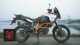 KTM 1290 Super Adventure R Review at fortnineca [upl. by Annaer]