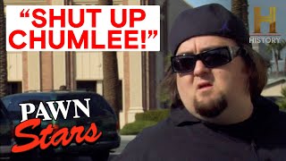 Pawn Stars 4 Times Chumlee Would NOT Stop Talking [upl. by Philemon736]