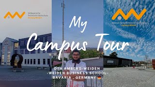 Weiden Business School  German Public University Campus Tour  Bavaria Germany [upl. by Namhar]