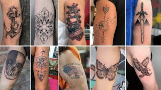 Best Tricep Tattoos For Guys 2023  Back Of Arm Tattoo  Mens Tattoo 2023  Mens Trendy Hairstyles [upl. by Trueman735]