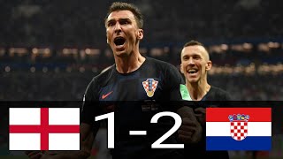 Croacia vs Inglaterra 21 Relato Mariano Closs Mundial Rusia 2018 [upl. by Oslec]