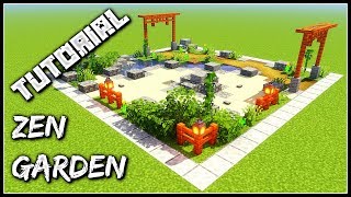 How To Build A Zen Garden  Minecraft Tutorial [upl. by Ariane]