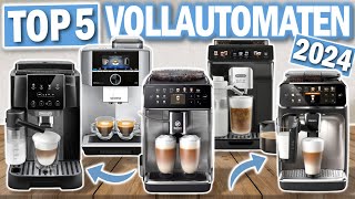 Top 5 KAFFEEVOLLAUTOMATEN 2024  Die Besten Kaffee Vollautomaten für Zuhause [upl. by Lehrer]