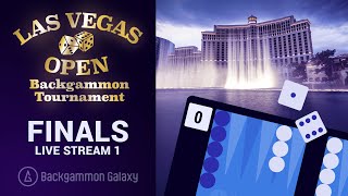 Day 6 Stream 1 FINALS Las Vegas Open Backgammon Tournament [upl. by Lechar990]