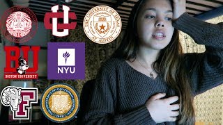 COLLEGE DECISIONS REACTION 2018 NYU UC Berkeley Northeastern UChicago BU amp More [upl. by Brelje]