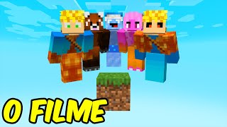 5 AMIGOS CONSTRUINDO EM APENAS UM BLOCO NO MINECRAFT  O FILME [upl. by Couchman]