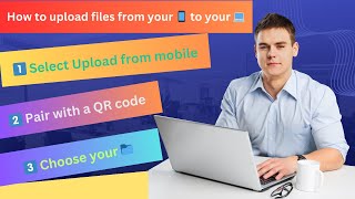 How to upload files from your 📱 to your 💻 [upl. by Blondell]