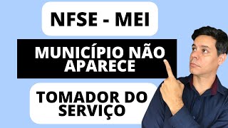 MEI NFSe ERRO NÃO APARECE O MUNICÍPIO SOLUÇÃO [upl. by Reldnahc597]