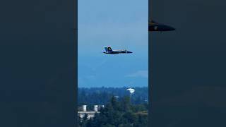 🔵🟡Blue Angels sneak pass flyby blueangels airshow F18 planespotting fighterjet aviation [upl. by Gorden]