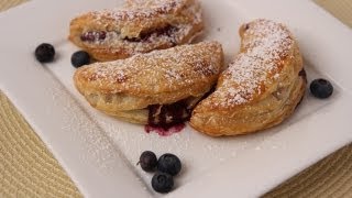 Homemade Blueberry Turnovers Recipe  Laura Vitale  Laura in the Kitchen Episode 419 [upl. by Ycnan]