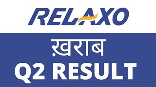 relaxo footwears Q2 results 2022  relaxo footwears results  relaxo footwears share news [upl. by Chaunce124]