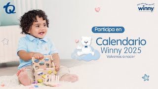 Calendario Winny 2025 ¡tu bebé puede ser protagonista [upl. by Trefler264]