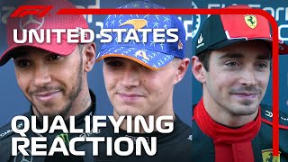 Drivers React After Qualifying  2023 United States Grand Prix [upl. by Buote]