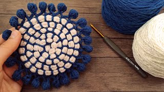 😘 Amazing Crochet Coaster for Gift Crochet Gifts  Hediye için İnanılmaz Tığ Altlığı [upl. by Meador195]