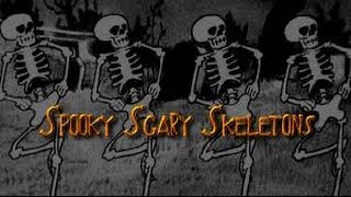 Skeleton Dancing to Spooky Scary Skeletons Remix [upl. by Notecnirp127]